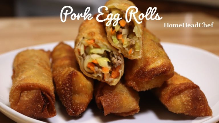 Pork Egg Roll Recipe – Restaurant Style