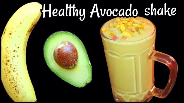🥑HEALTHY AVOCADO & BANANA SHAKE[avocado smoothie]