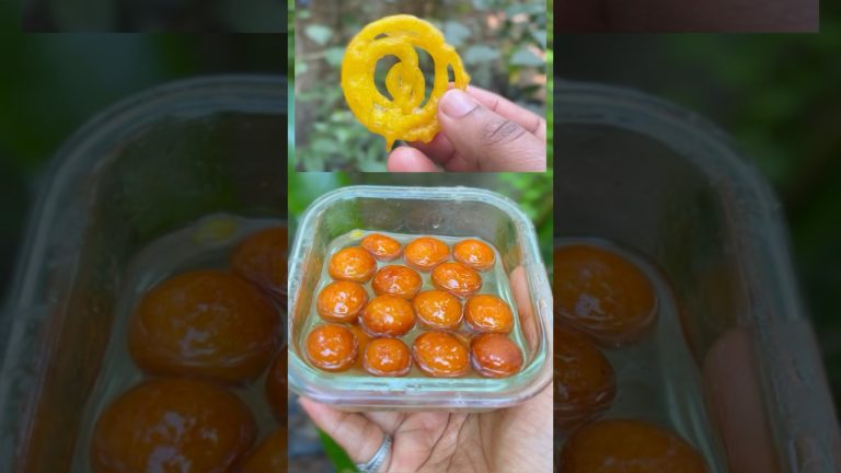 GulabJamun VS Jelleby വീട്ടിലുള്ള സാധനങ്ങൾ Easy Sweet Recipes #viral #trending