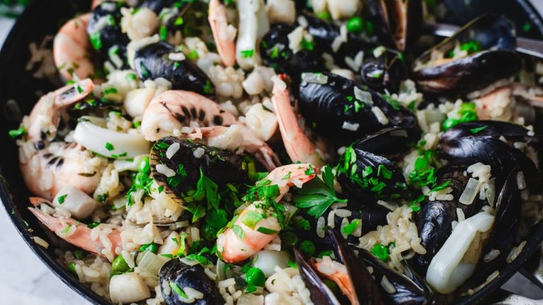 Creamy Seafood Risotto Recipe