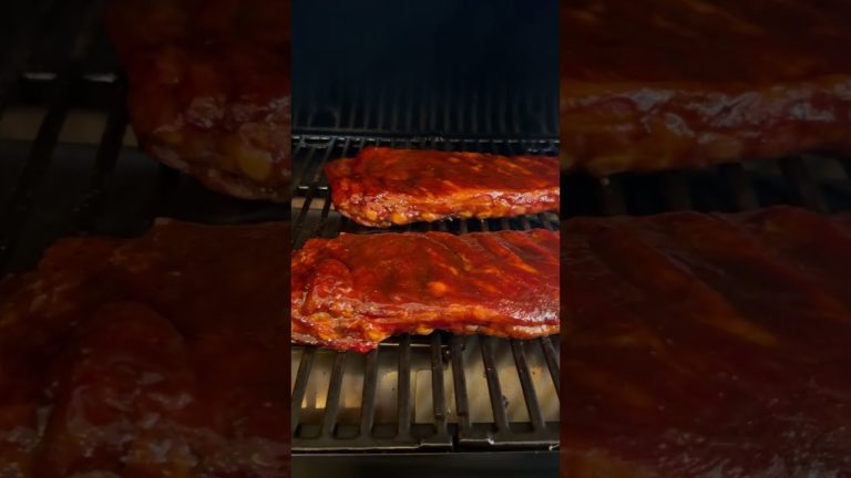Smoke bbq ribs on Pit Boss pro series 1150 #pitboss #pelletgrill #bbq #food