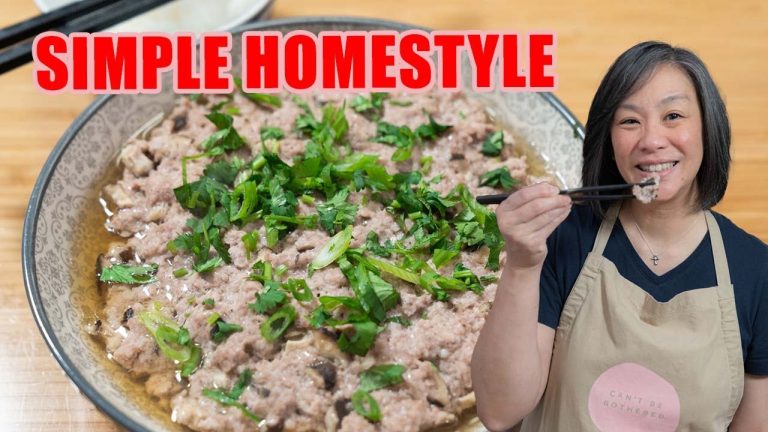 Homestyle Chinese Steamed Pork Patty 蒸肉餅 – Simple Chinese Food