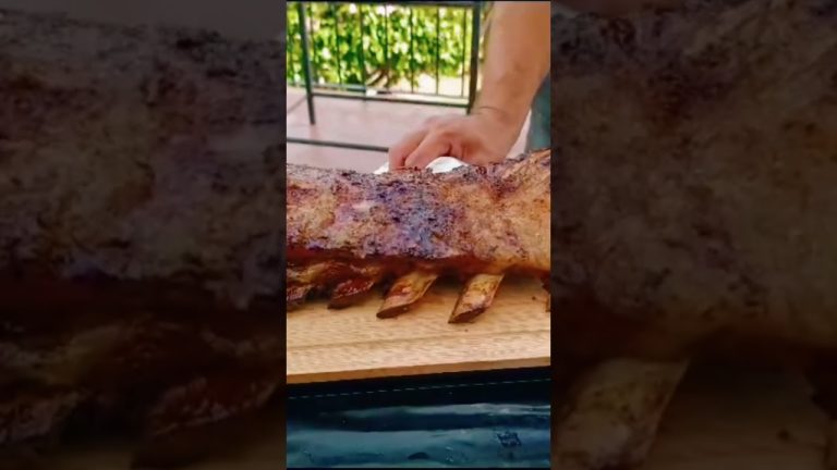 Costillares rozando la perfección #parrillada #bbq #costillar #costillas #asado #locosxelasado