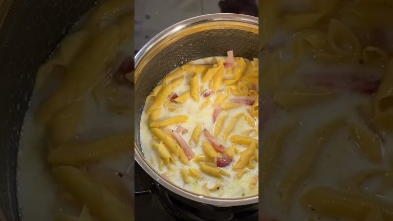 One-Pot-Pasta “Carbonara Art”