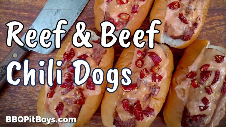 Reef & Beef Chili Dogs