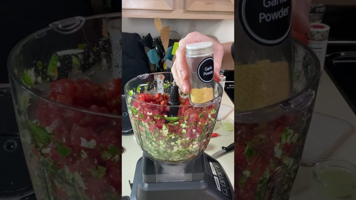 HOMEMADE SALSA WITH CANNED TOMATOES | Restaurant Style #Shorts