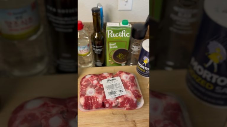 So Tender It Falls Off the Bone: Slow Cooker Oxtail | #shorts #comfortfood