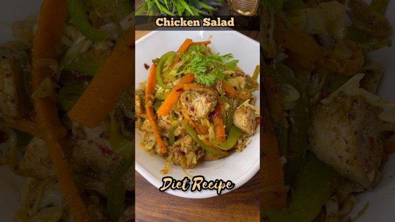 Healthy chicken salad | Diet CHICKEN SALAD | Chicken salad recipe | 5 min SALAD #chickensalad #diet