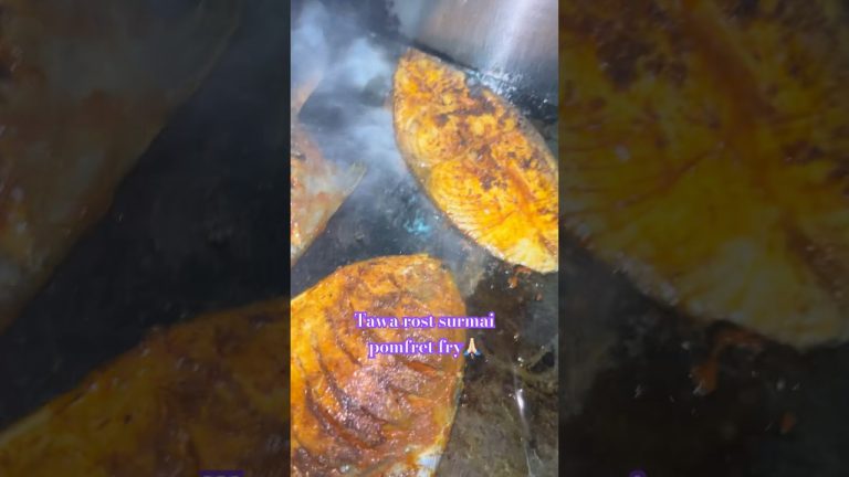 🧑‍🍳 style 🐋surmai 🐟pomfret tawa rost fry #youtubevideos #seafood❤️