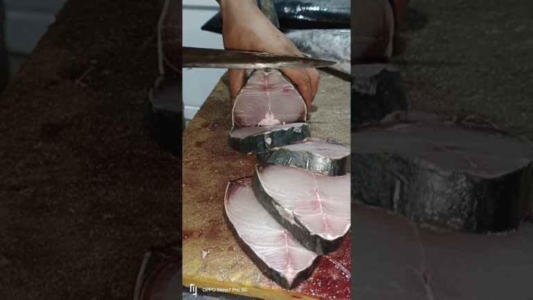 Fish Cutting Amazing Skills | King Fish Recipe In Seafood | Recipes East #fryrecipes #shorts #recipe