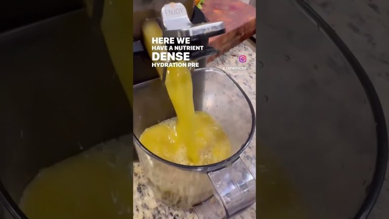 Easy Energy Pre and Post-Workout Juice!”