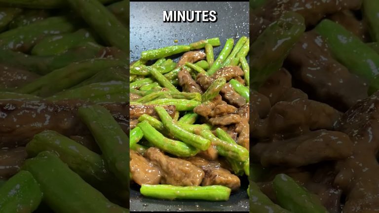 40-sec Sneak Peek: Beef & Green Beans Korean Style | Full Recipe on Melodies of Flavors