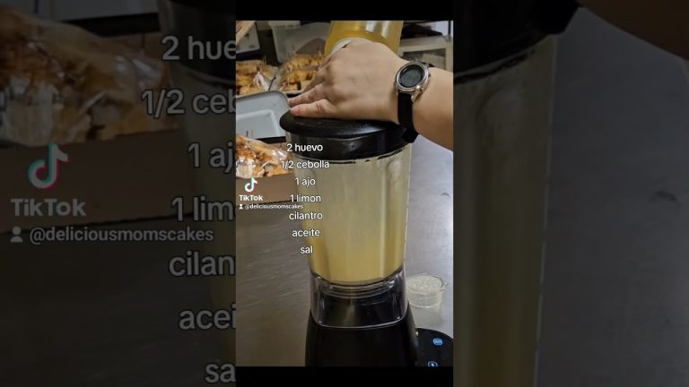 Salsa de Ajo o Salsa verde, receta casera