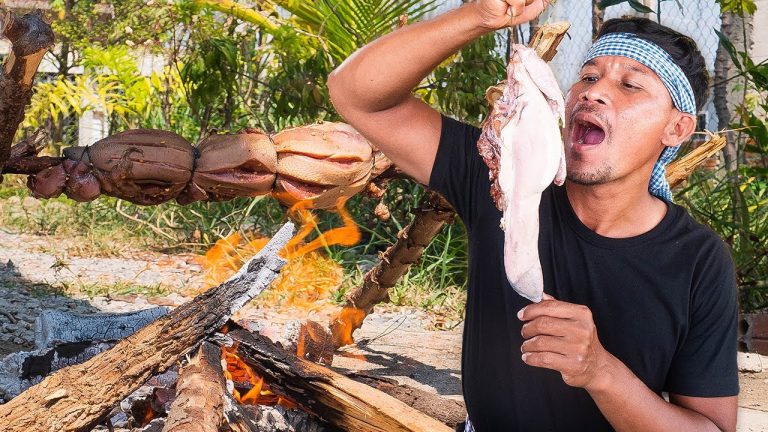 BEEF TONGUE RECIPE | Eating BBQ Tongues Crispy & Spicy Sauce