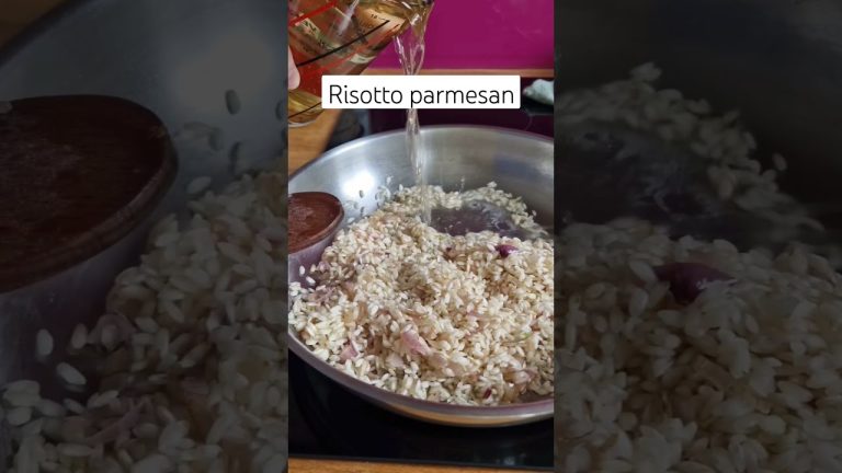 Recette du risotto parmesan #risotto #foodie #pasta #recettefacile #risottorecipe