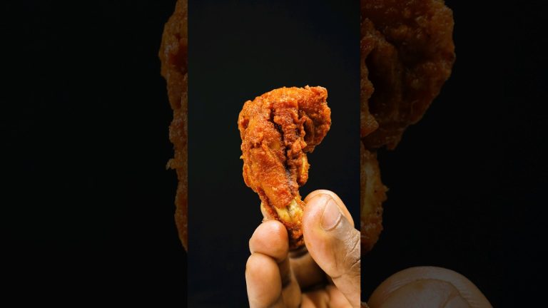 Garlic Fried chicken 🍗 #shorts #asmr