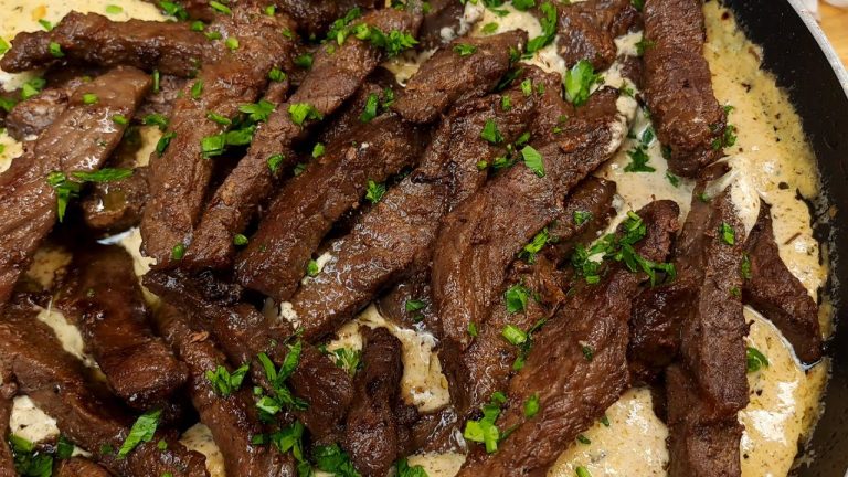 The most delicious French restaurant beef recipe. Simple and easy dinner!