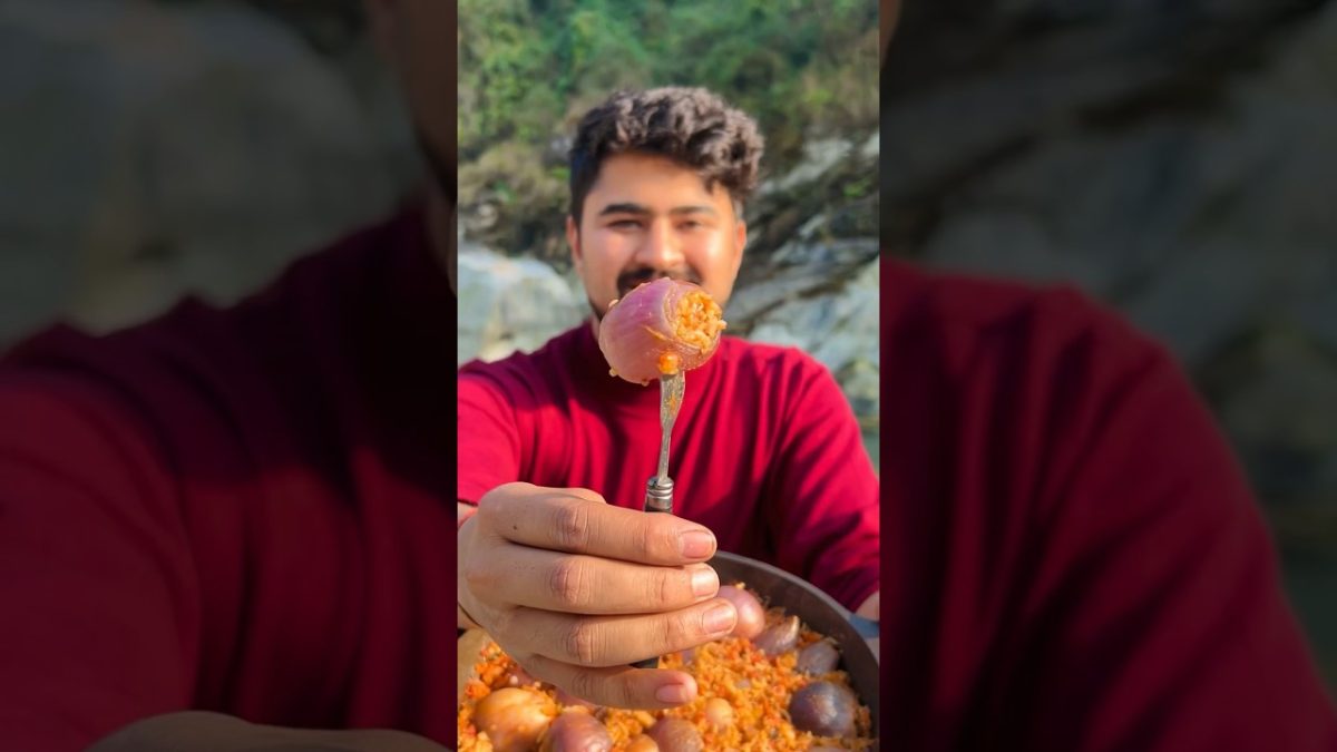 Stuffed onion dish || Quick evening snack