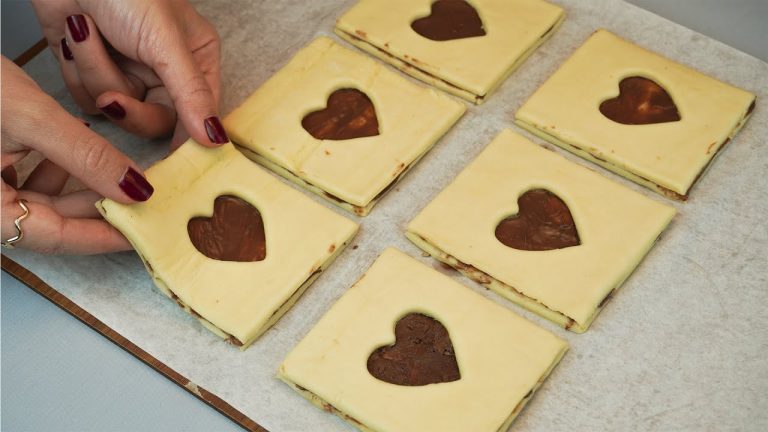 They will disappear in a minutes! Super Easy Puff Pastry Dessert Recipe!