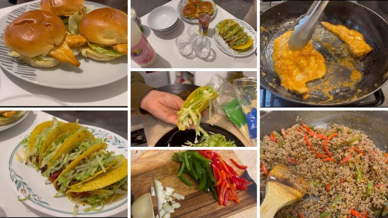 Easy Iftar Recipes | Peri Peri burgers | Beef Tacos