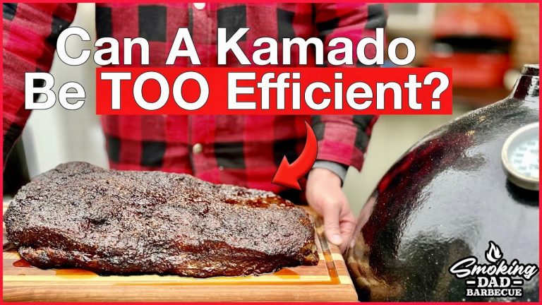 Brisket On The Goldens' Cast Iron Kamado