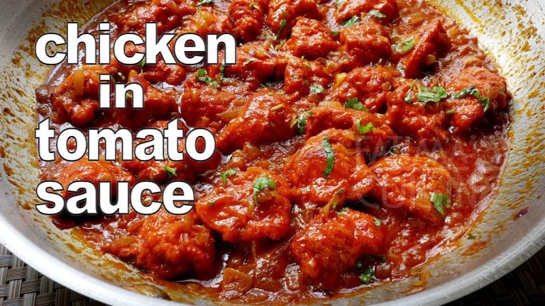 Chicken in Tomato Sauce Recipe | Marinated Chicken Recipe | Easy Chicken Recipes