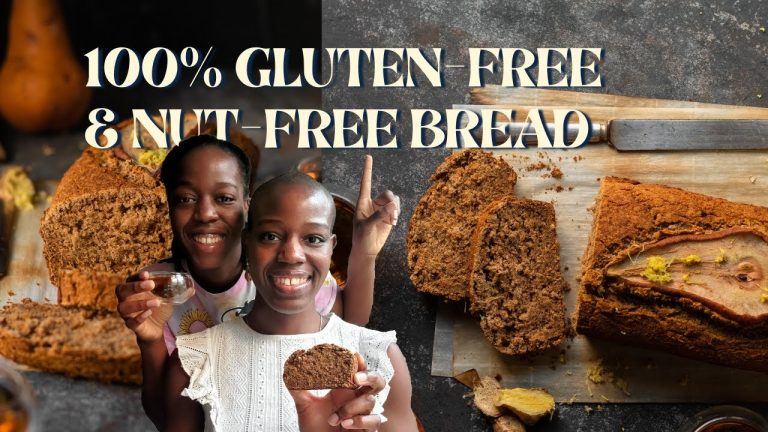 GLUTEN-FREE PEAR & GINGER BREAD: nut free bread recipes, baking recipes | Ep 52 | Creative Phebe