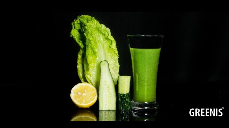 Greenis Blender Recipe: Lettuce Cucumber Lemon Smoothie