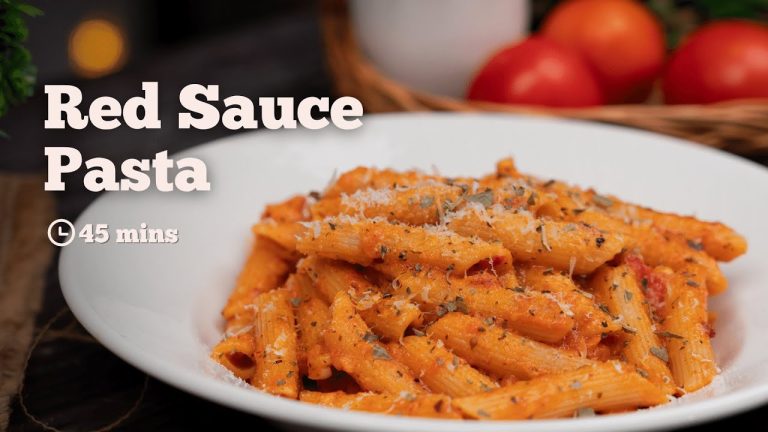 Tasty Red Sauce Pasta Recipe | Cookd