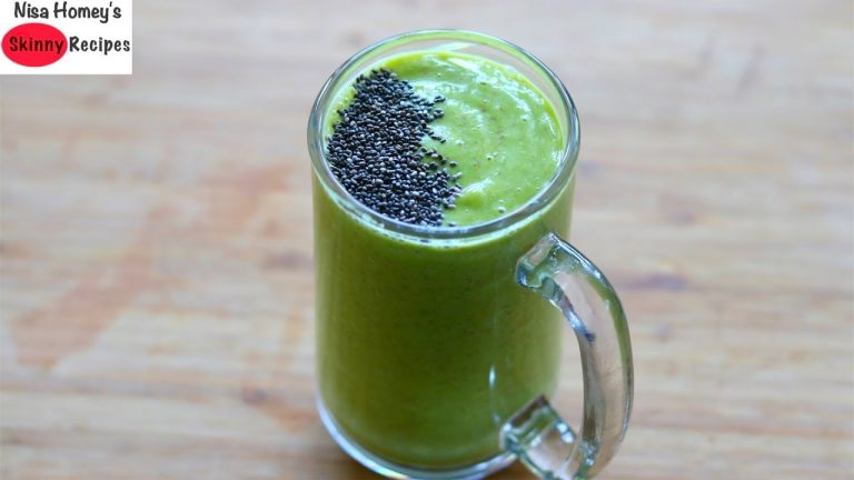 Moringa For Weight Loss / Hormonal Imbalance – Healthy Vegan Breakfast Smoothie | Skinny Recipes