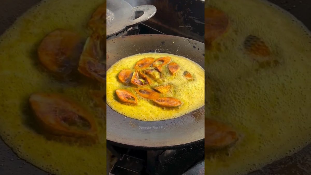 ⚡⚡ Unique Fish Fry Smashing⚡⚡ #shorts #telugufoodie #esangathulu #streetfood #foodie #omelette