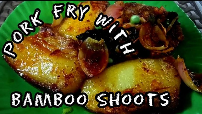Local Pork Fry with Bamboo Shoots | pork curry | pork belly recipes | pork fried | Cooking Recipes