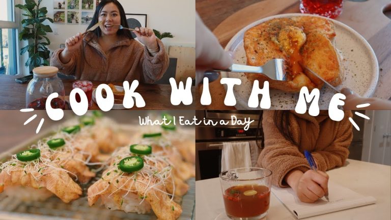 What I eat in a day // easy home cooked recipes, cooking for two || feast-mas ep 3