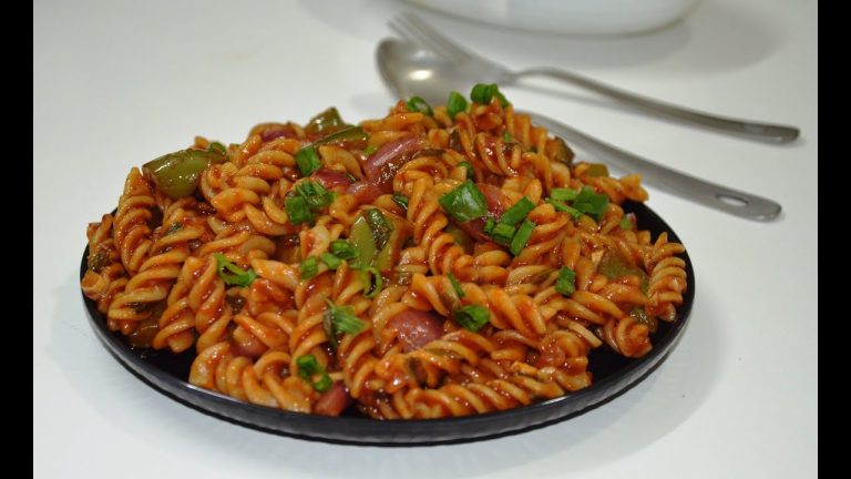 દેશી ચાઈનીઝ પાસ્તા – પાસ્તા બનાવવાની સરળ રીત ગુજરાતી માં – Recipes in Gujarati – Kitchcook