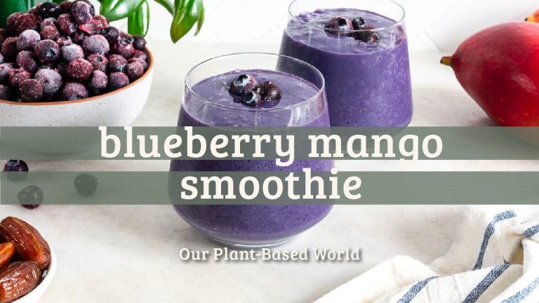 Get Fit & Fueled: The Ultimate Blueberry Mango Smoothie Recipe