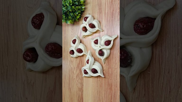 Beautiful Satisfying & creative pastry recipe.Bread,buns shapes! 🙏Please rate 1-10🫶 #short#sound