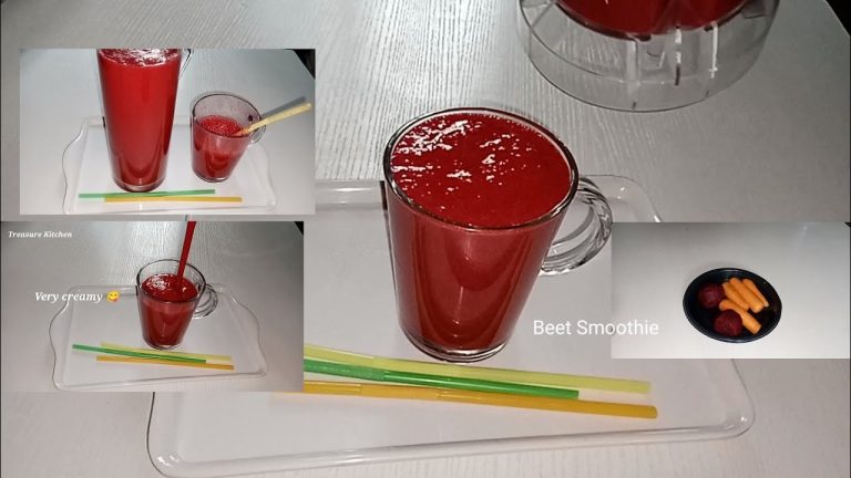Cooked Beetroot And Carrot Smoothie Recipe