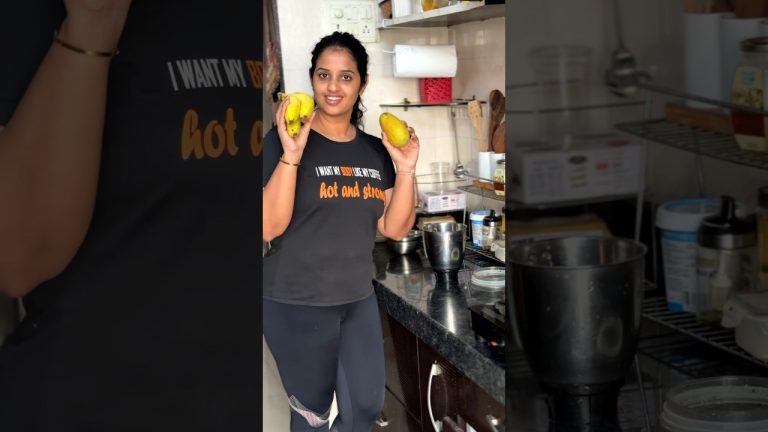 Slim beauty ആവണ്ടേ നമുക്ക് 😜🥤 #breakfast #smoothie #easyrecipe #quickrecipe #mango
