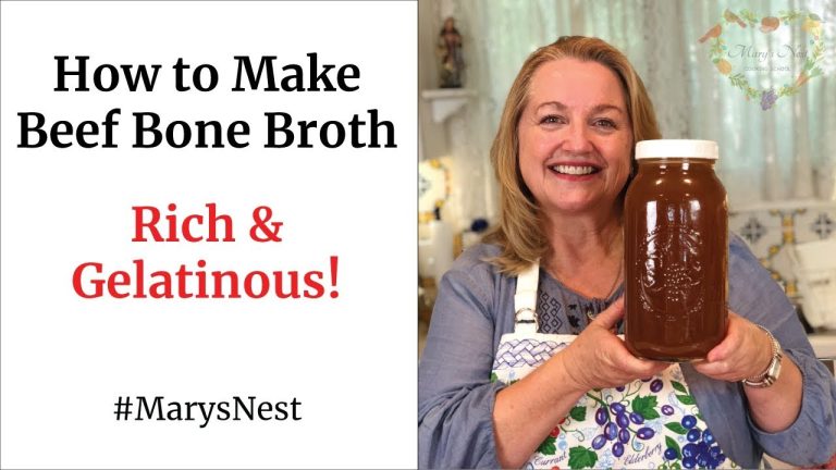 How to Make Rich & Gelatinous Beef Bone Broth – Bone Broth Recipe