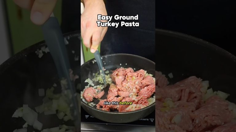 🍝 Easy Ground Turkey Pasta