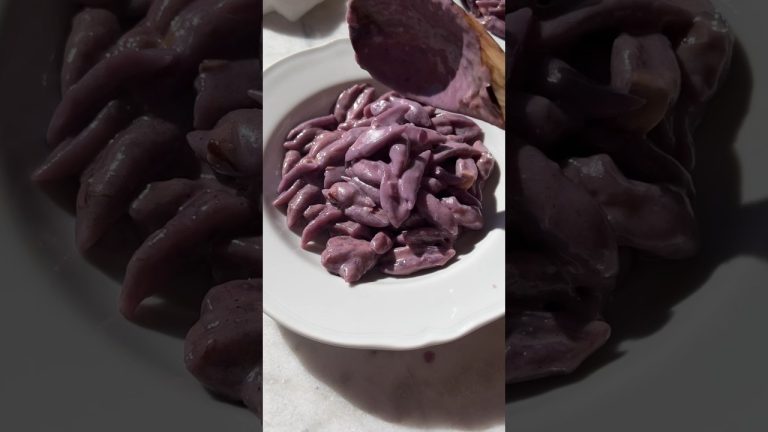 Easy Dinner Idea in less than 20 min | Creamy purple pasta