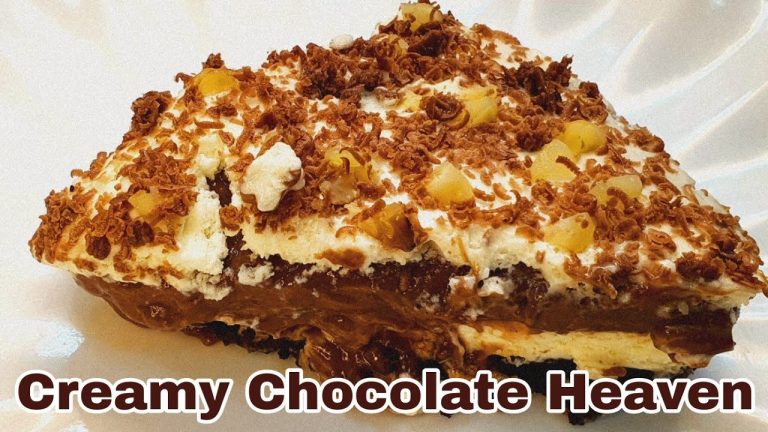 Creamy Chocolate Heaven Recipe |  No Bake Dessert Recipe