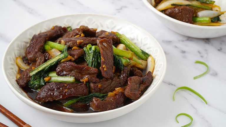 Easy Beef stir fry in oyster sauce in 30mins