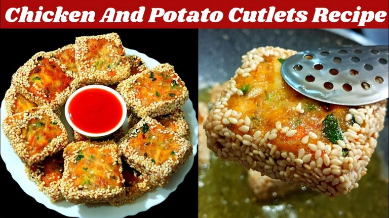 Chicken And Potato Cutlets Recipe By Saira Spices | Kabab Recipe | Easy And Best Chicken Snacks