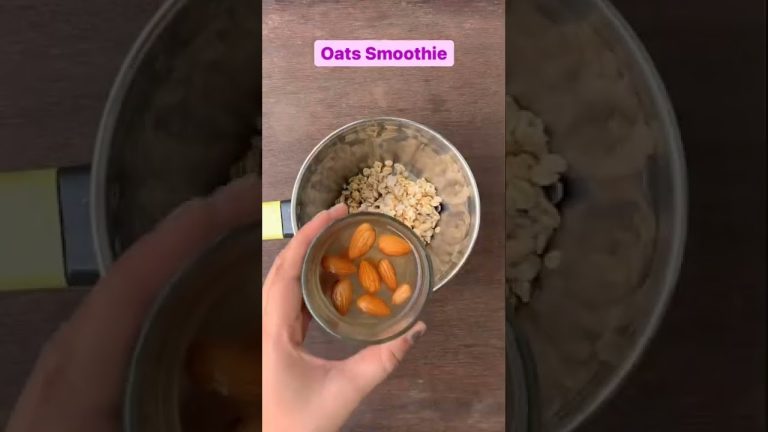 30 second recipe of oats smoothie for breakfast , Best recipe for weight gain , Afsla's kitchen