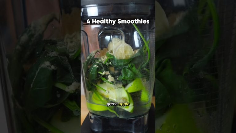 🍹 4 Healthy Smoothies
