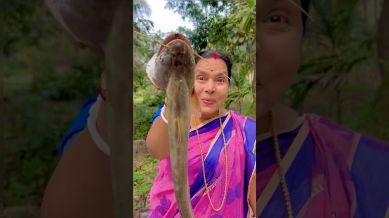 বোয়াল মাছ | Boyal Macher Recipe #Shorts #fish #fishing #fishcutting #catfish