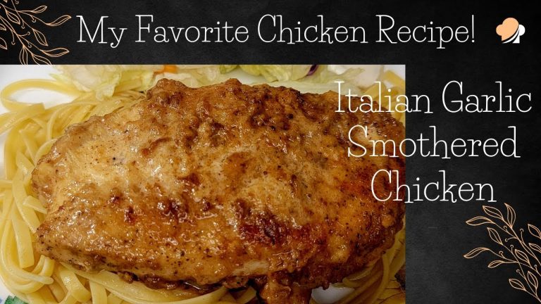 Italian Smothered  Garlic Chicken. Recipe And Tutorial!  #recipes  #food #chickenrecipe