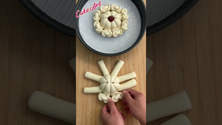 Satisfying & Creative Dough Pastry Recipes  Bread Rolls, Bun Shapes, Pasta, Cake art #shorts