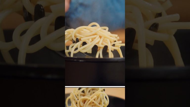 Receta de Bigoli alle vongole #shorts